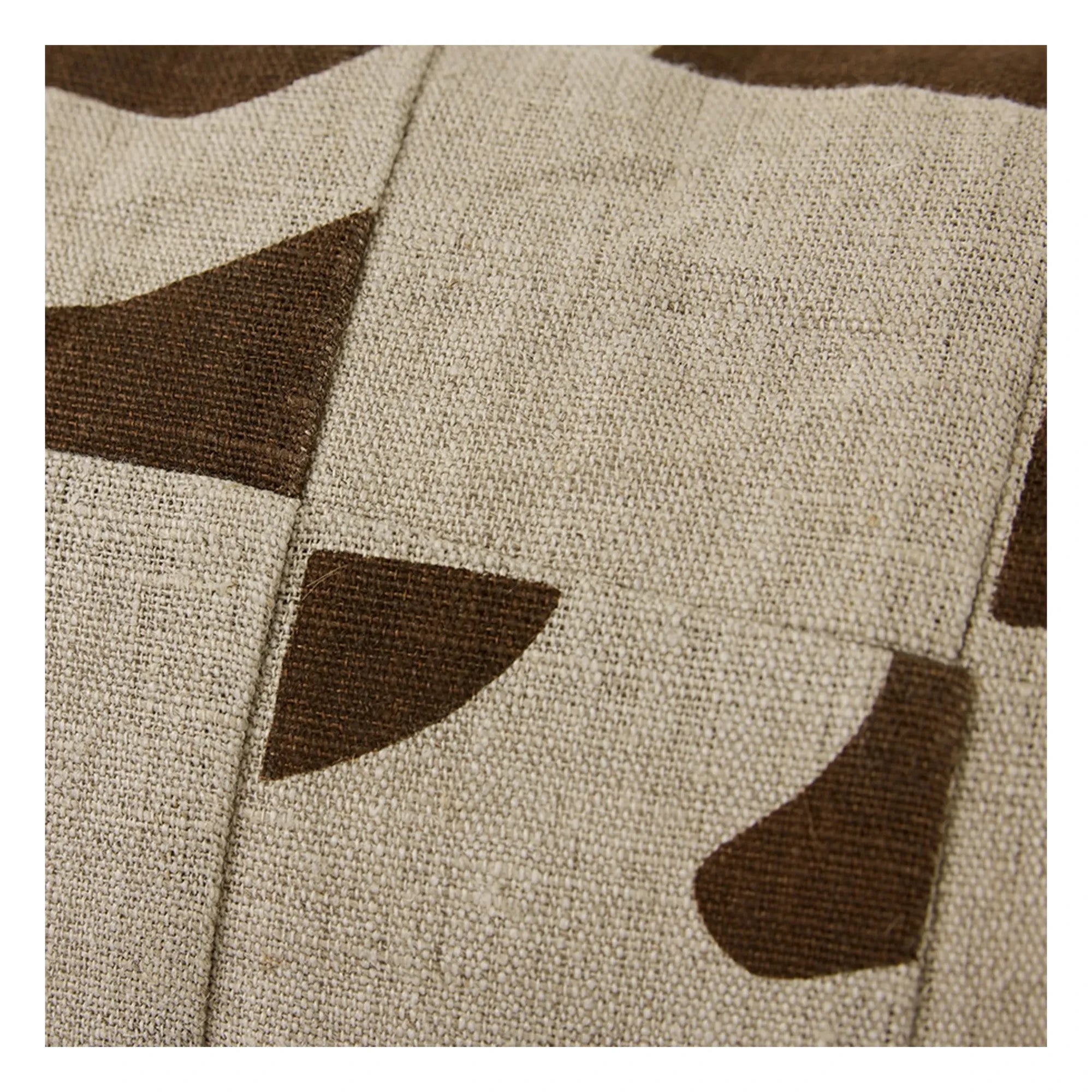 HKliving - Kissen mit Yama-Muster | Natur