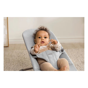 BabyBjörn - Bliss Patterned Woven Jersey Recliner | Light Gray