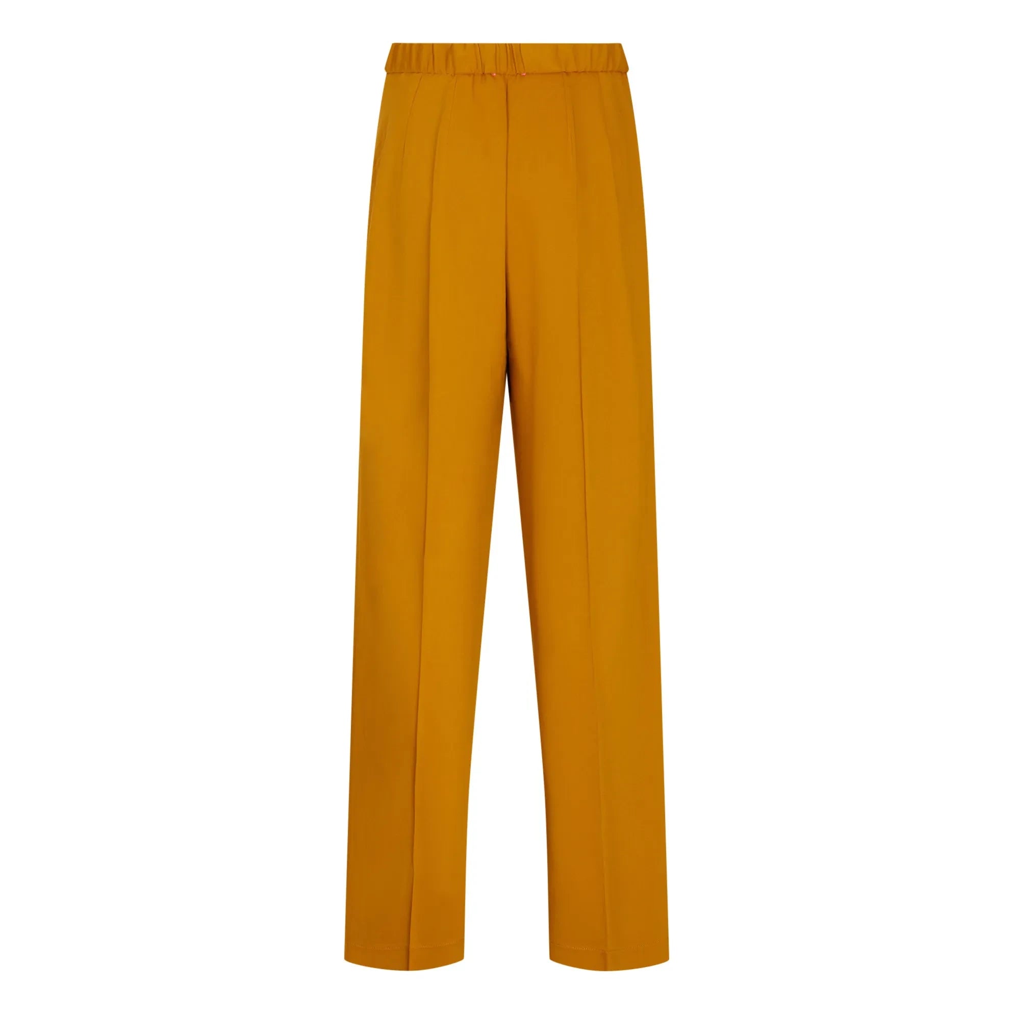 Forte Forte - High-Waisted Trousers | Gold Brown