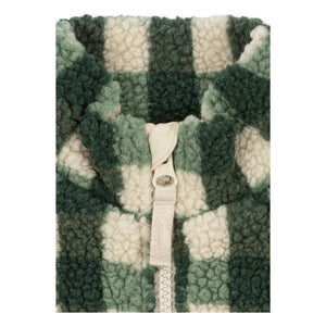 Konges Sløjd - Recycled Fiber Sherpa Jody Checkered Jacket | Green