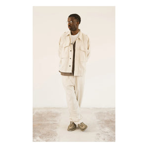 Wooden Store - Militär-Overshirt | Creme