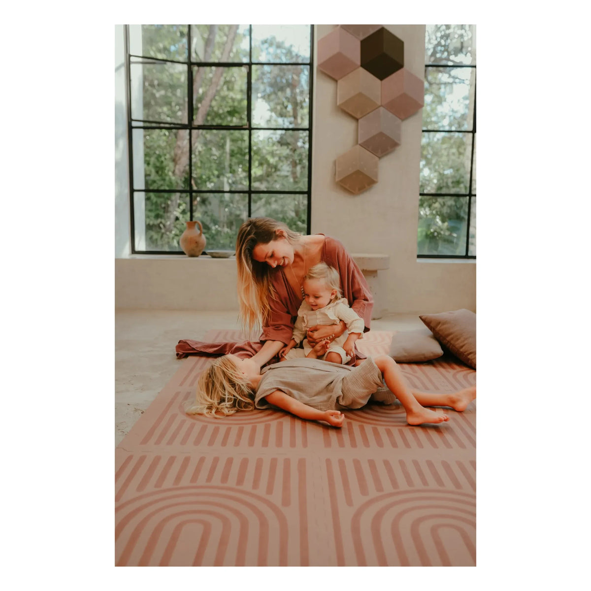 Toddlekind - Linear Modular Play Mat | Camel