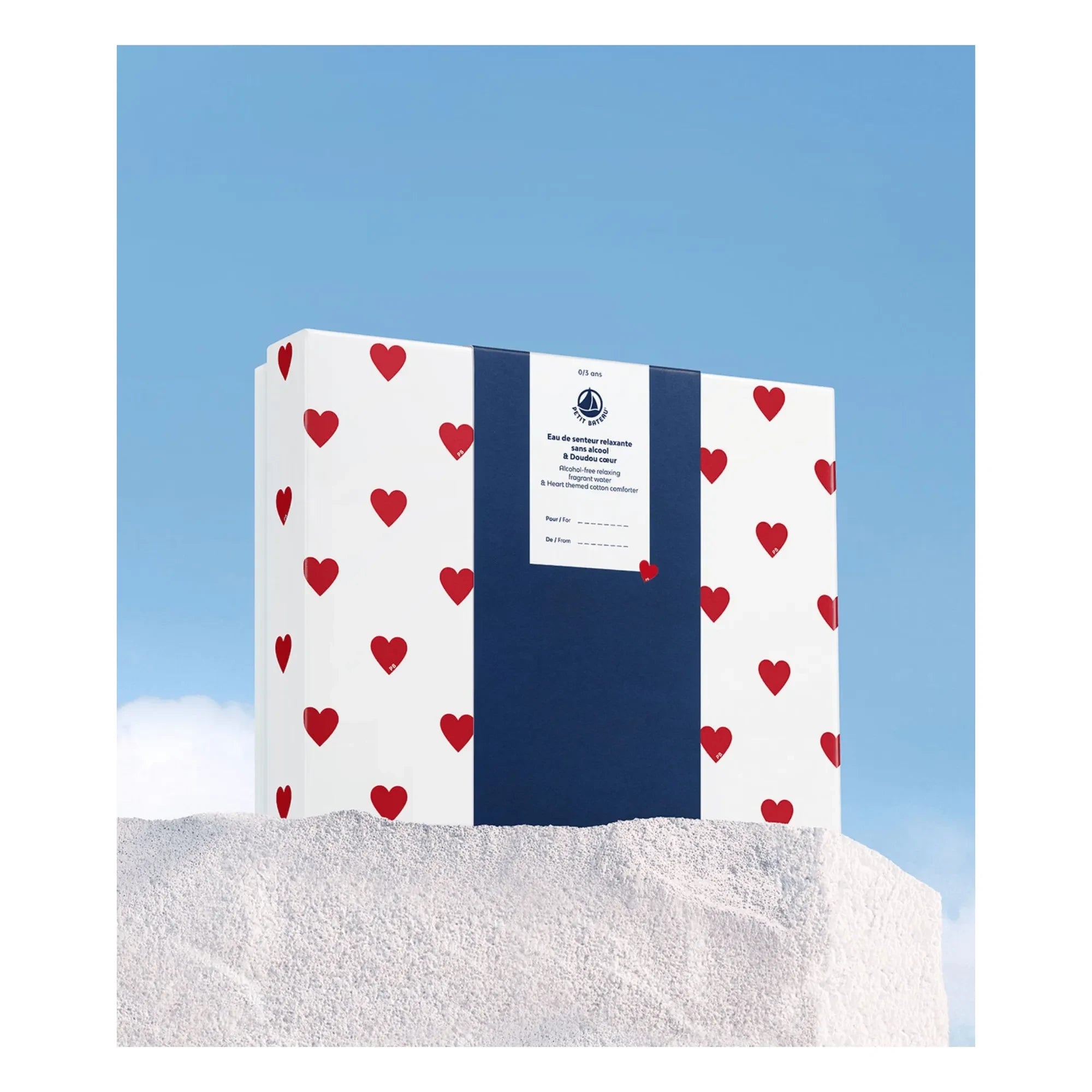 Petit Bateau - Doğum hediyesi seti parfüm ve peluş oyuncak