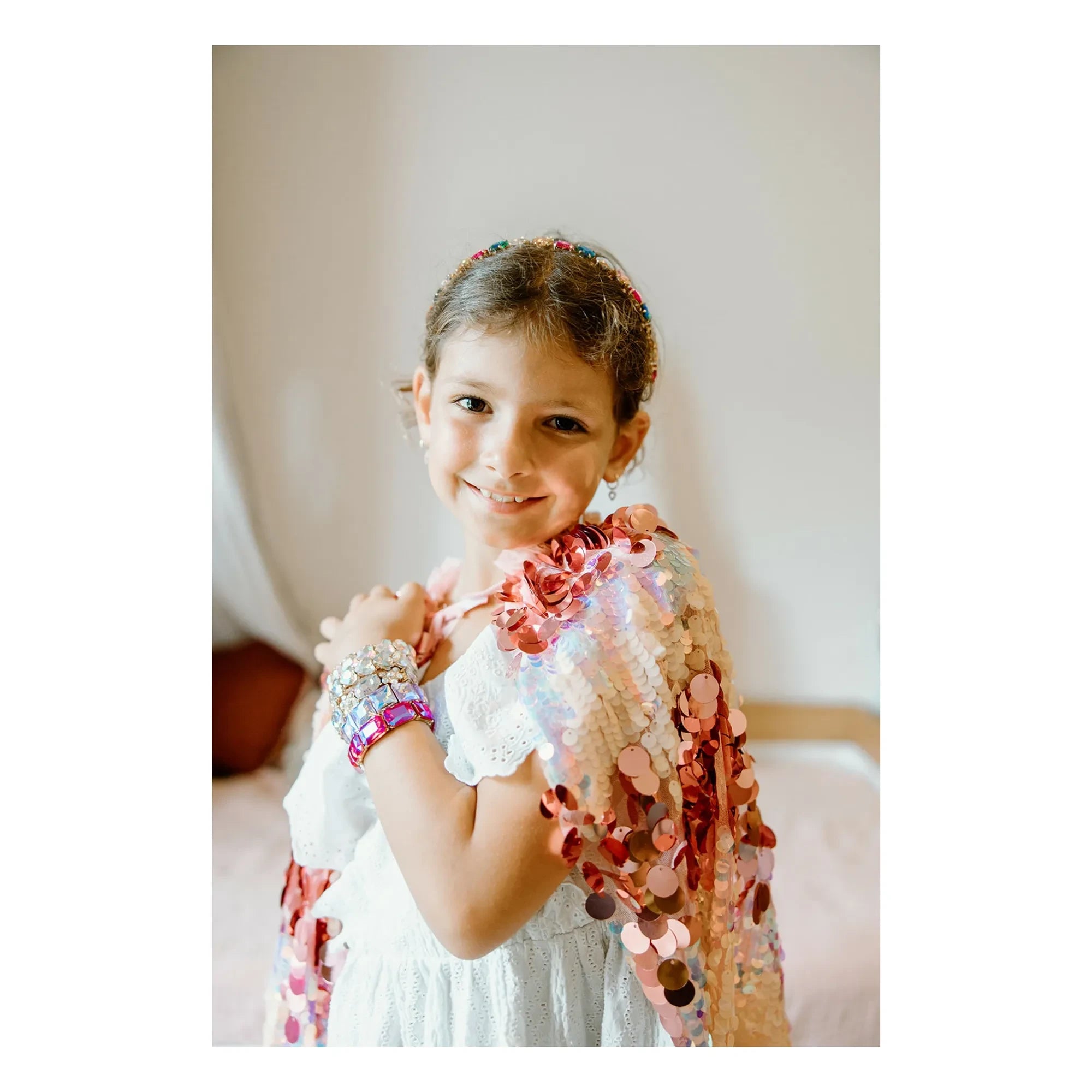 Great Pretenders - 5th Avenue payetli pelerin | Pembe
