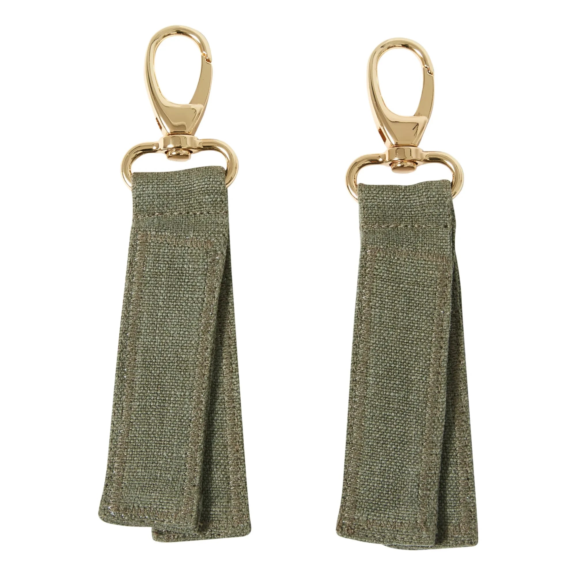 Adorna - Stroller Bag Clips | Khaki