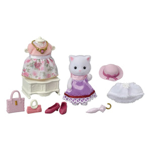 Sylvanian Families - Moda valizi ve büyük kız kardeş Fars Kedisi