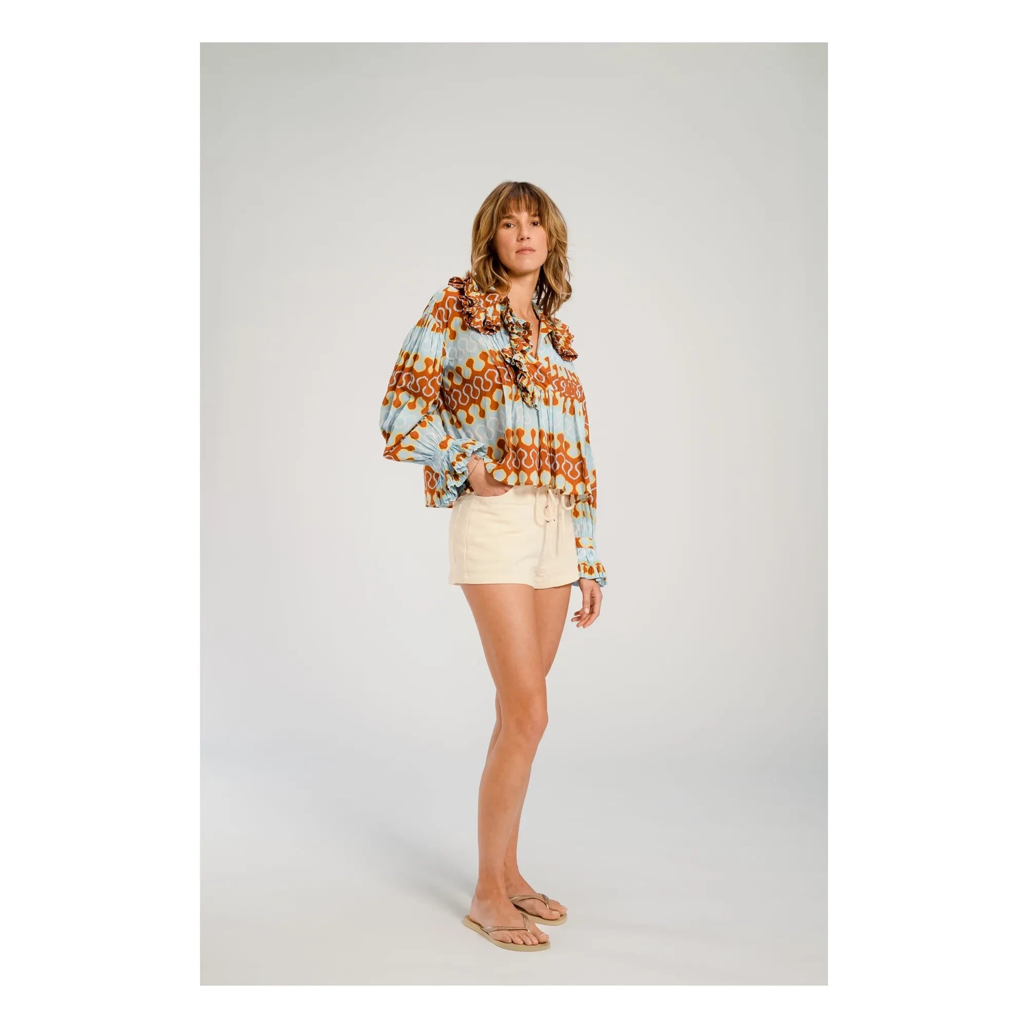 Virginie de Vinster - Rio Bluse | Beige