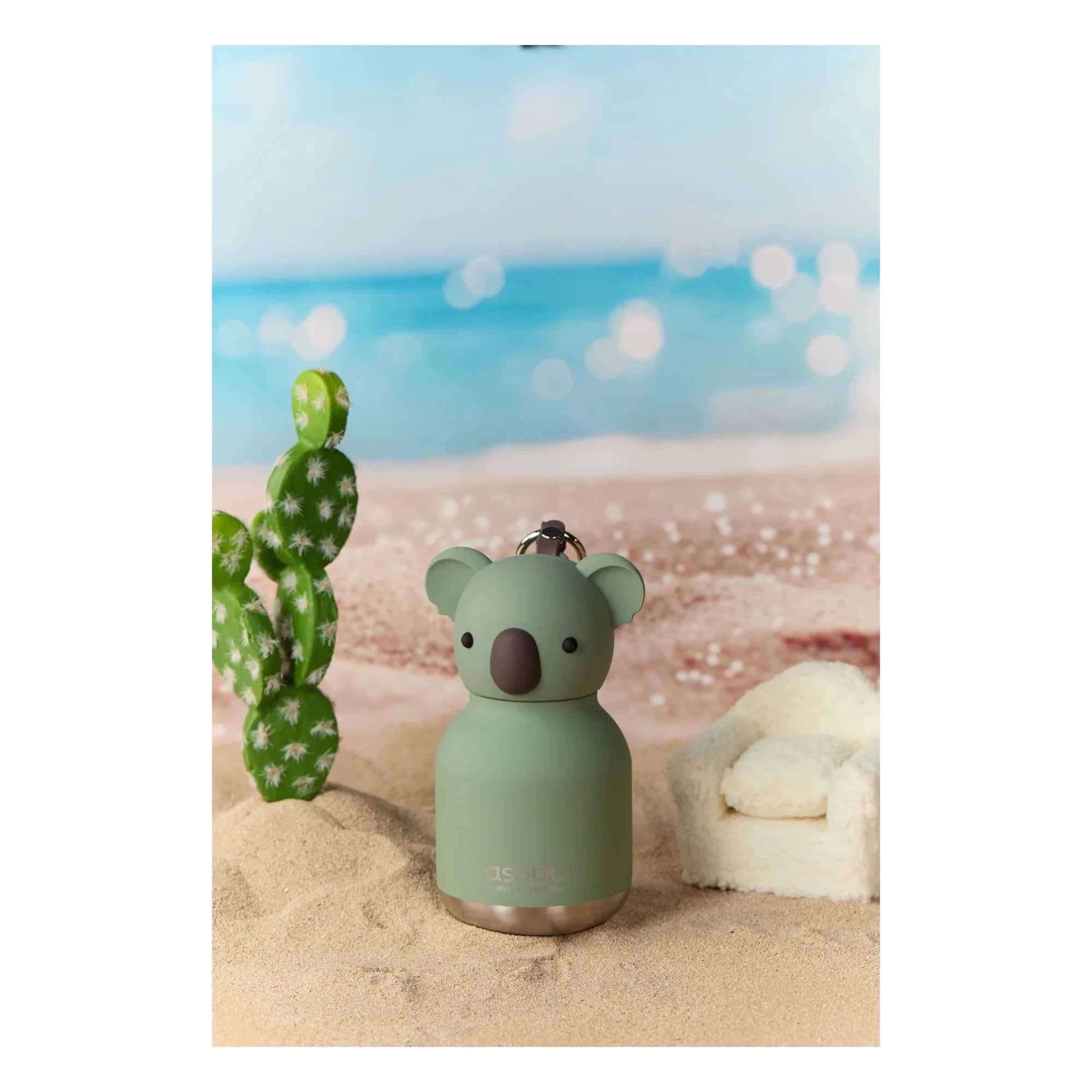 Asobu - Koala paslanmaz çelik mini matara | Gri