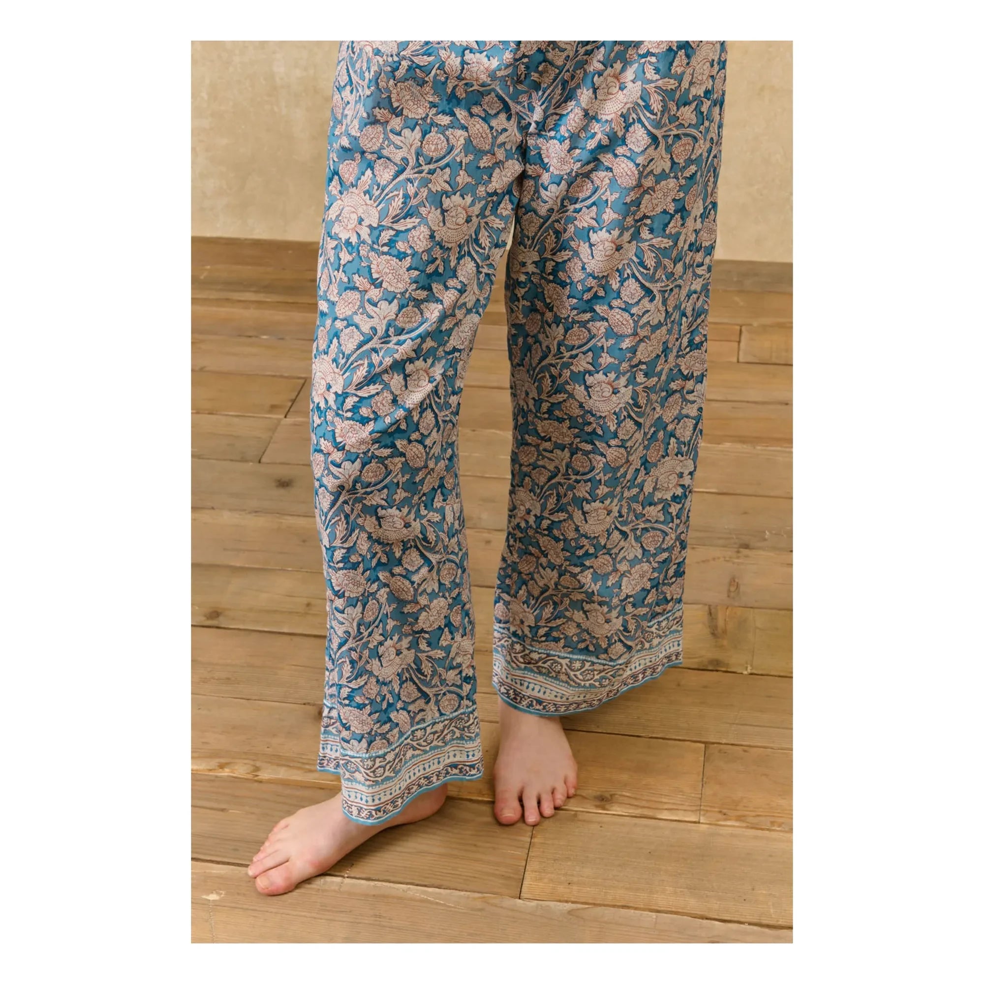 Louise Misha - Louka organik pamuklu pijama | Mavi