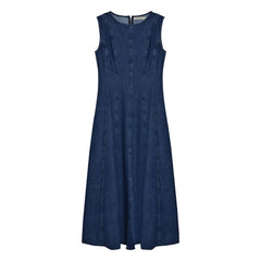 the new society - Kot Pamuk Elbise | Denim Mavi