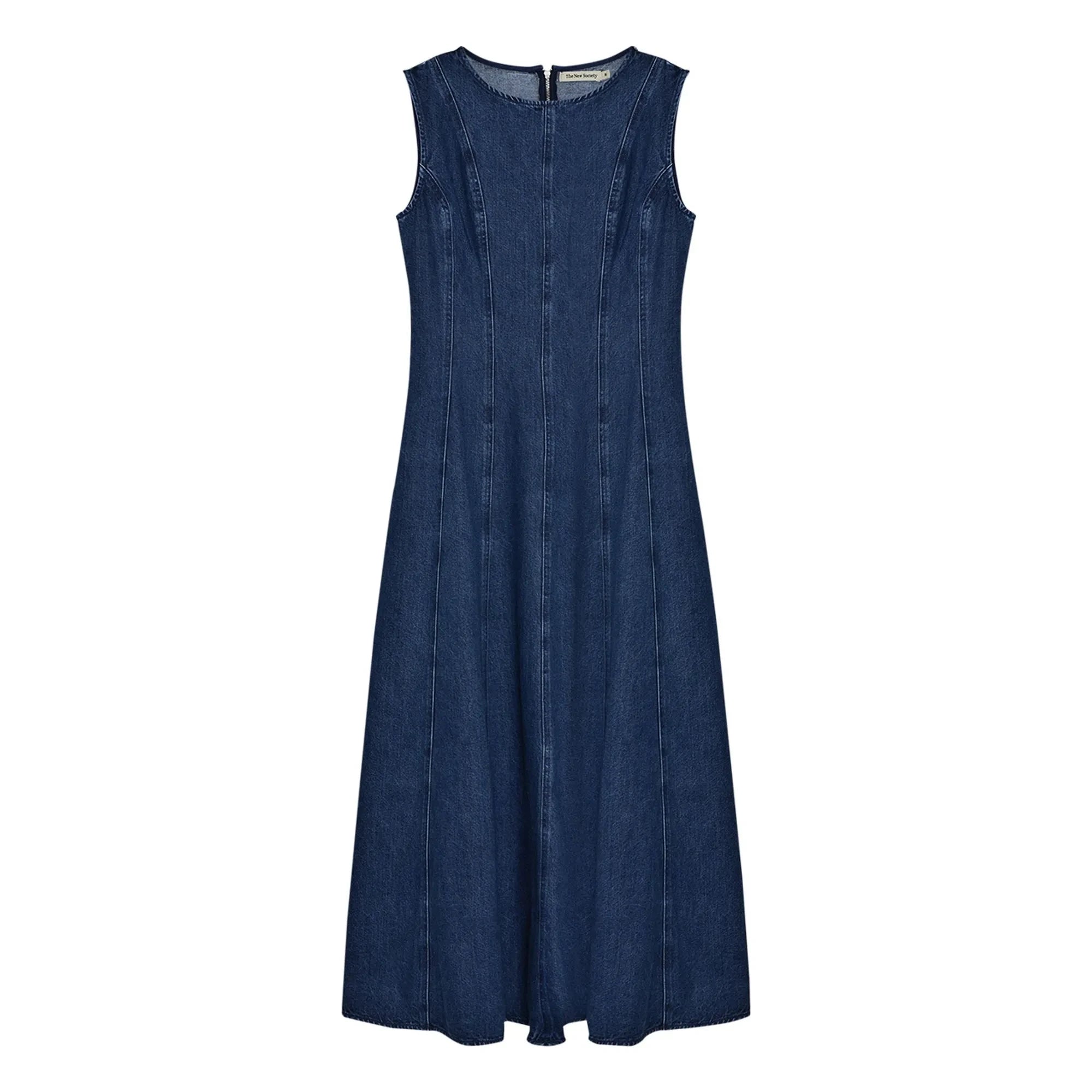 the new society - Kot Pamuk Elbise | Denim Mavi