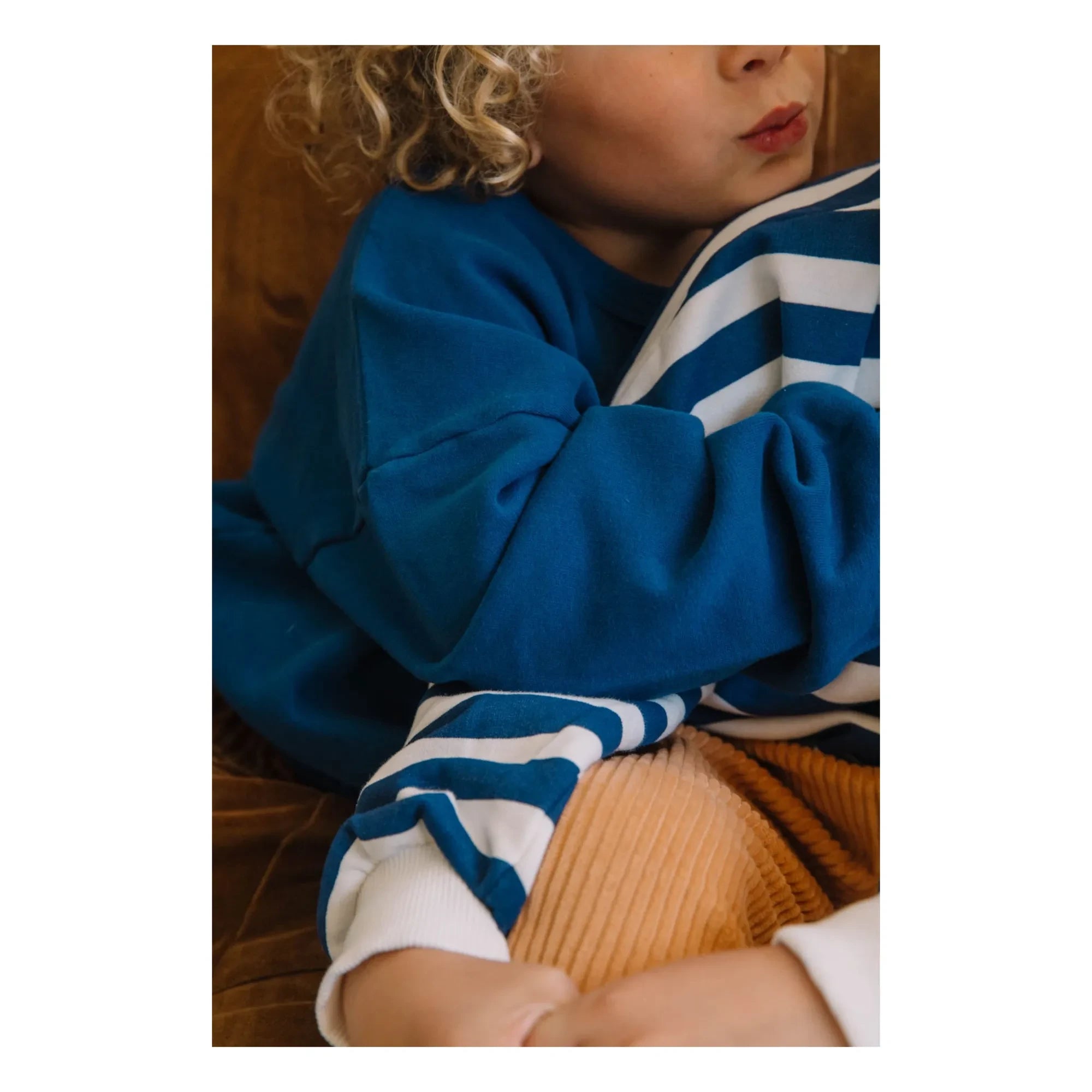 We Are Kids - Tony Football Sweatshirt Organic Cotton | Midnight Blue