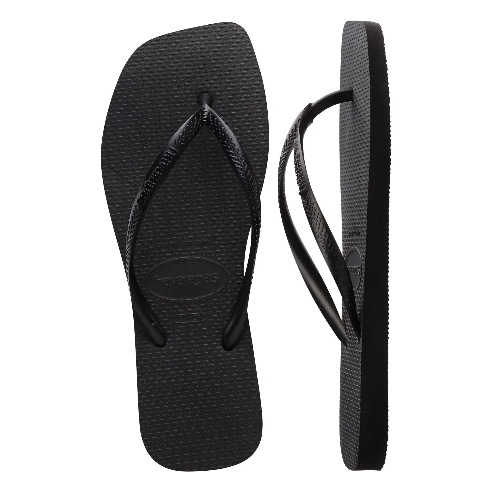 Havaianas - Slim Square Zehentrenner | Schwarz