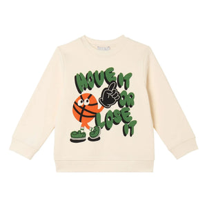 Stella McCartney Kids - Sweat Move It Or Lose It | Cream
