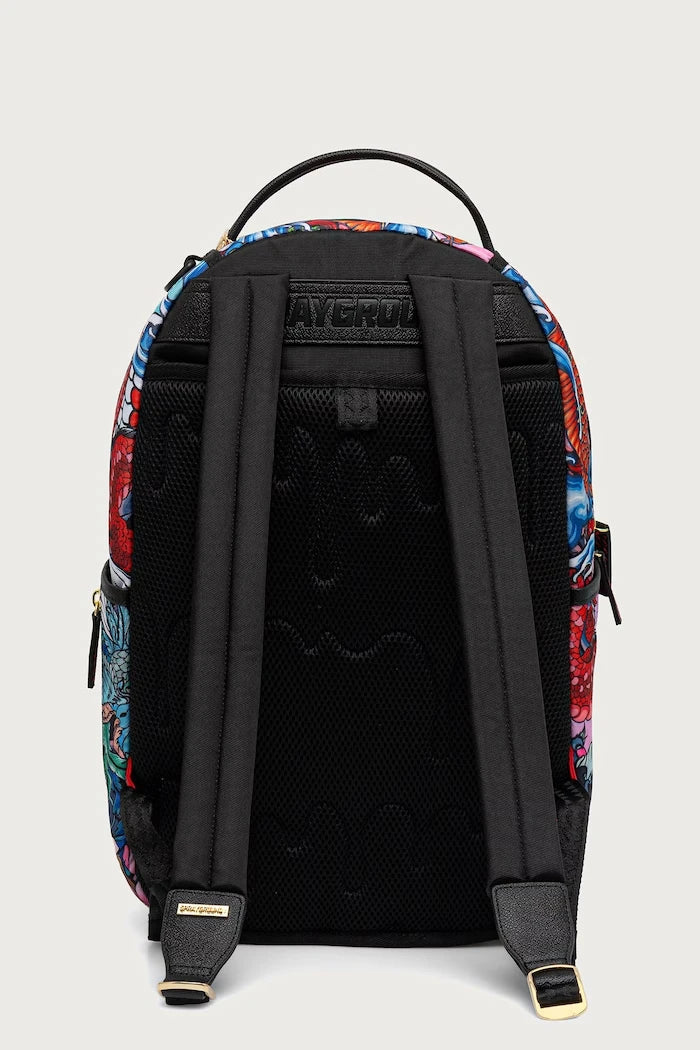 Sprayground - Schwarzer Rucksack mit japanischem Tattoo-Motiv 910B8862NSZ