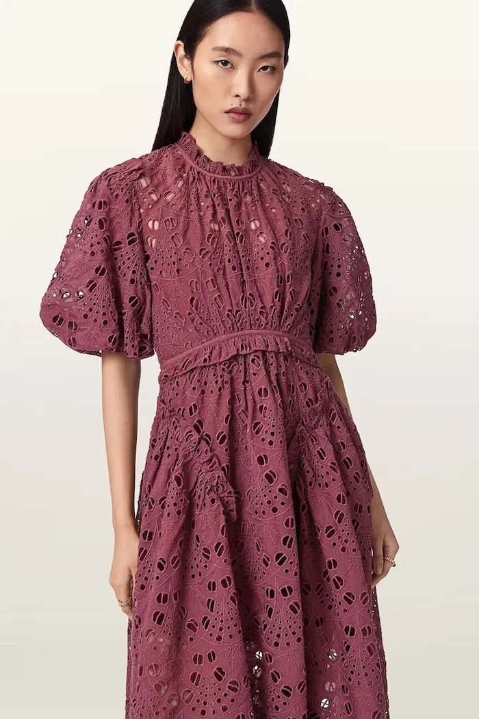 AllSaints ODETTE kloş elbise