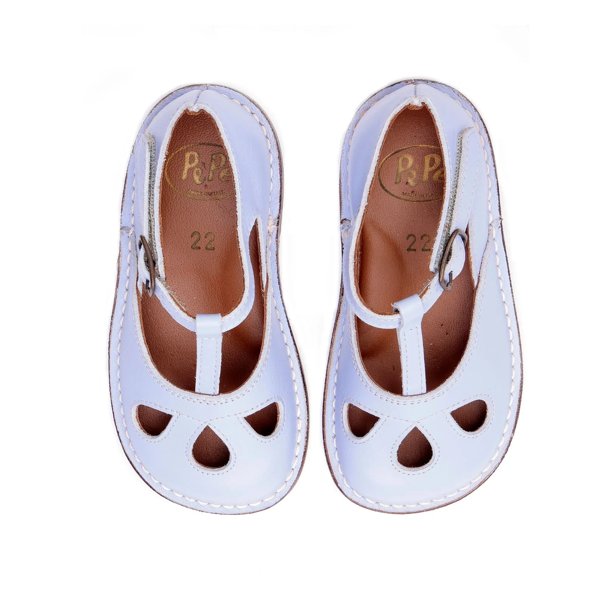 Pèpè – Zerkratzte Schuhe | Himmelblau