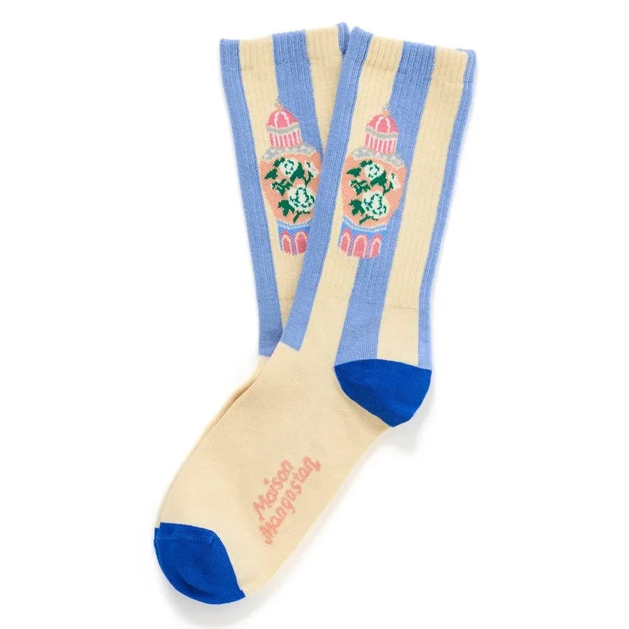 Maison Mangostan - Porselen çoraplar | Bej