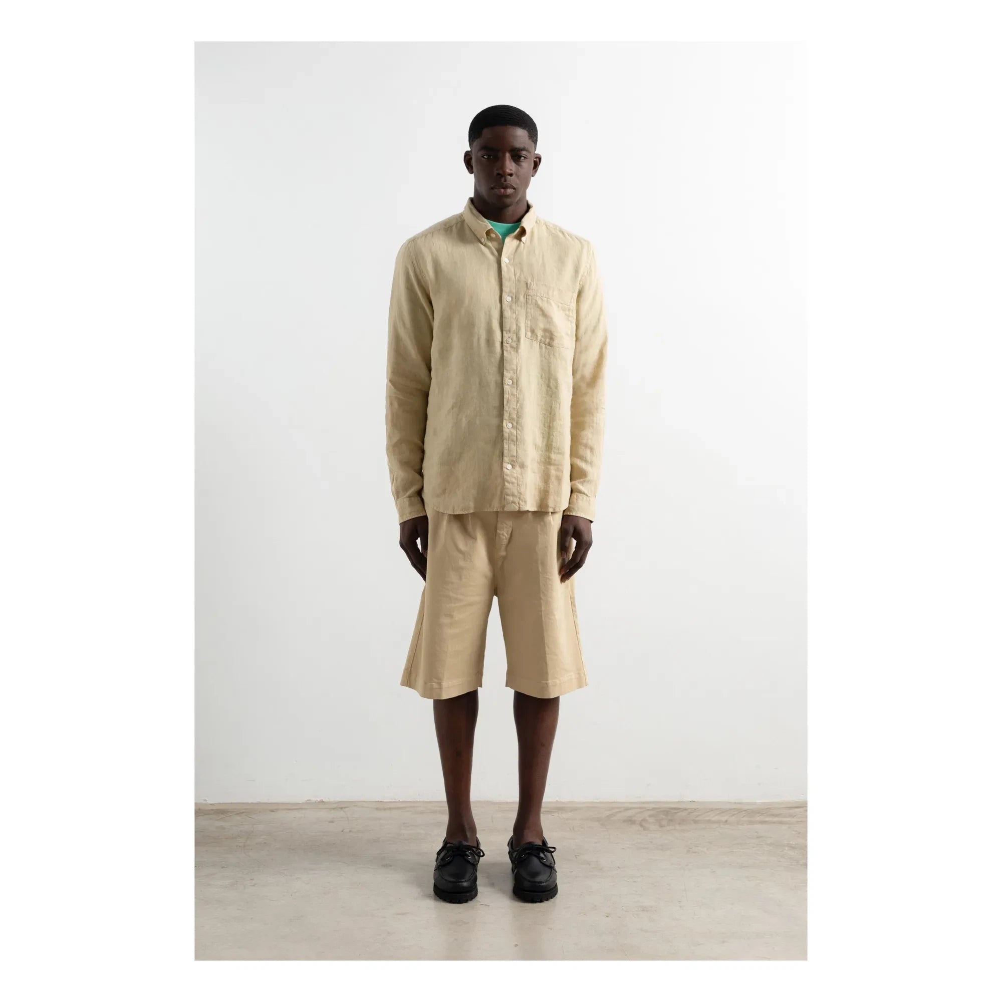 Edmmond Studios - Linen Shirt | Beige