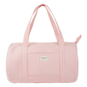 Emile et Ida - 24h Vichy çanta | Pembe