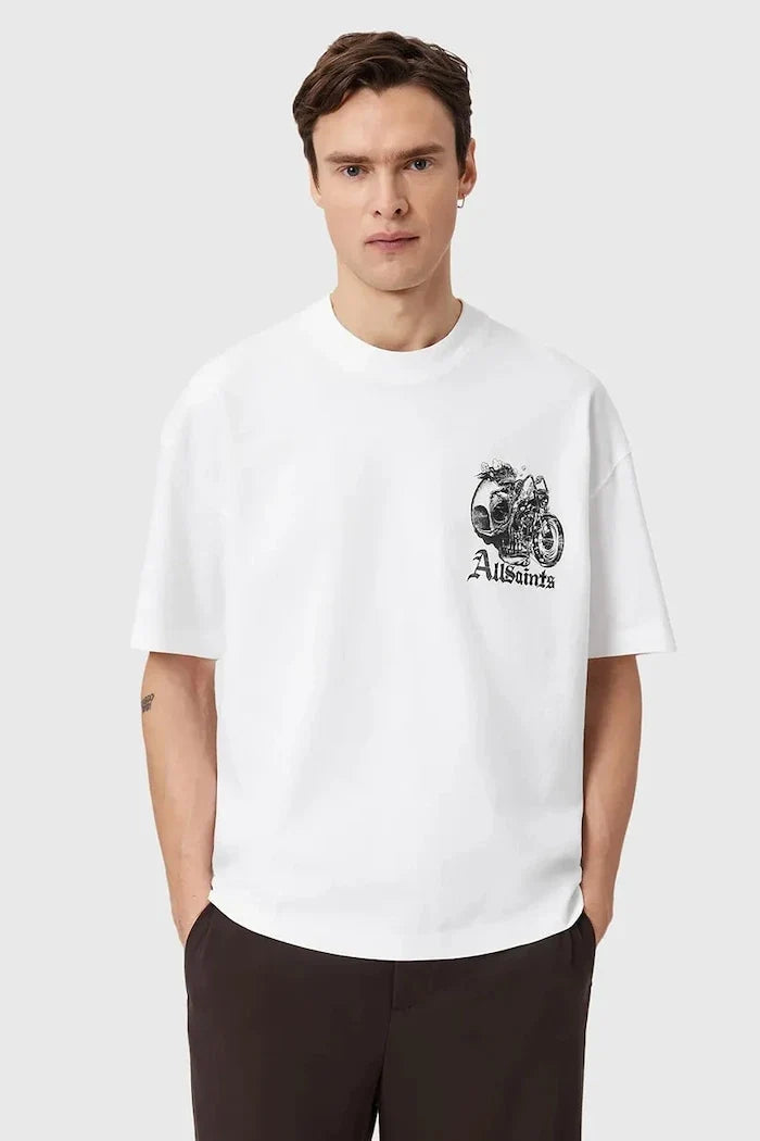 AllSaints PANHEAD Pamuklu Tişört