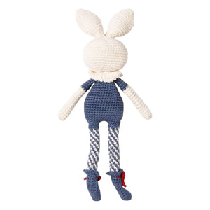 Patti Oslo - Britney das Kaninchen Kuscheltier | Marineblau