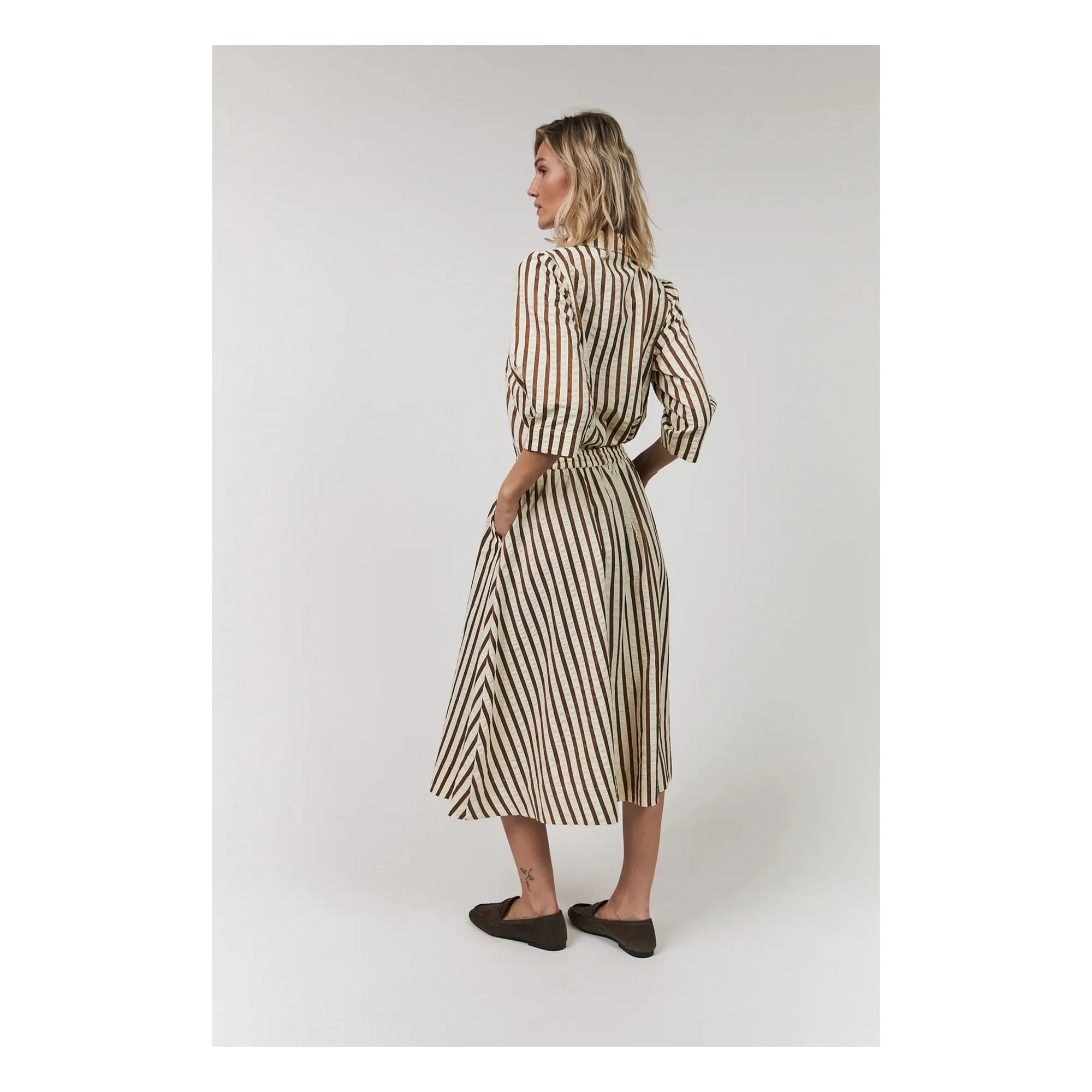 Lollys Laundry - Bristol Baumwollrock | Mokka