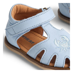Wheat - Lowe Crab Leder-Sandale | Hellblau