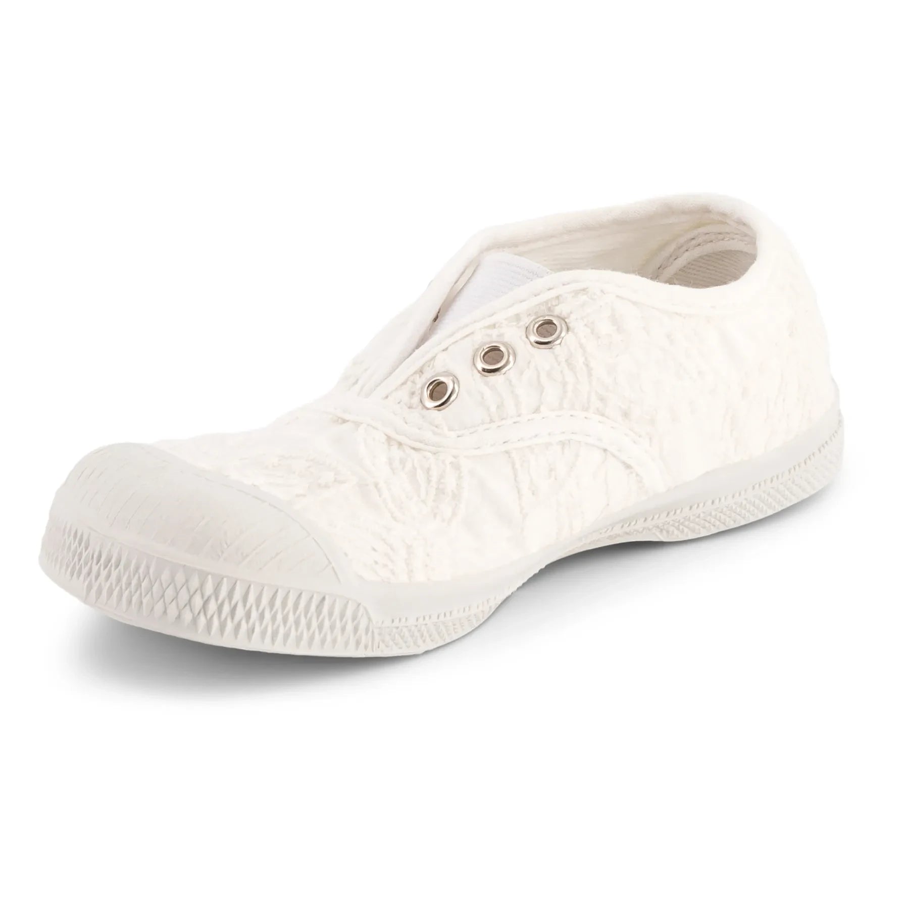 Bensimon - Tennis Elly Broderie Anglaise | White