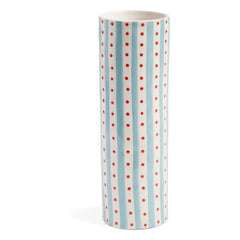 &Klevering - Clash Dot Vase | Hellblau