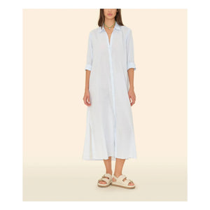 Xirena - Boden Baumwoll-Popeline-Kleid | Hellblau