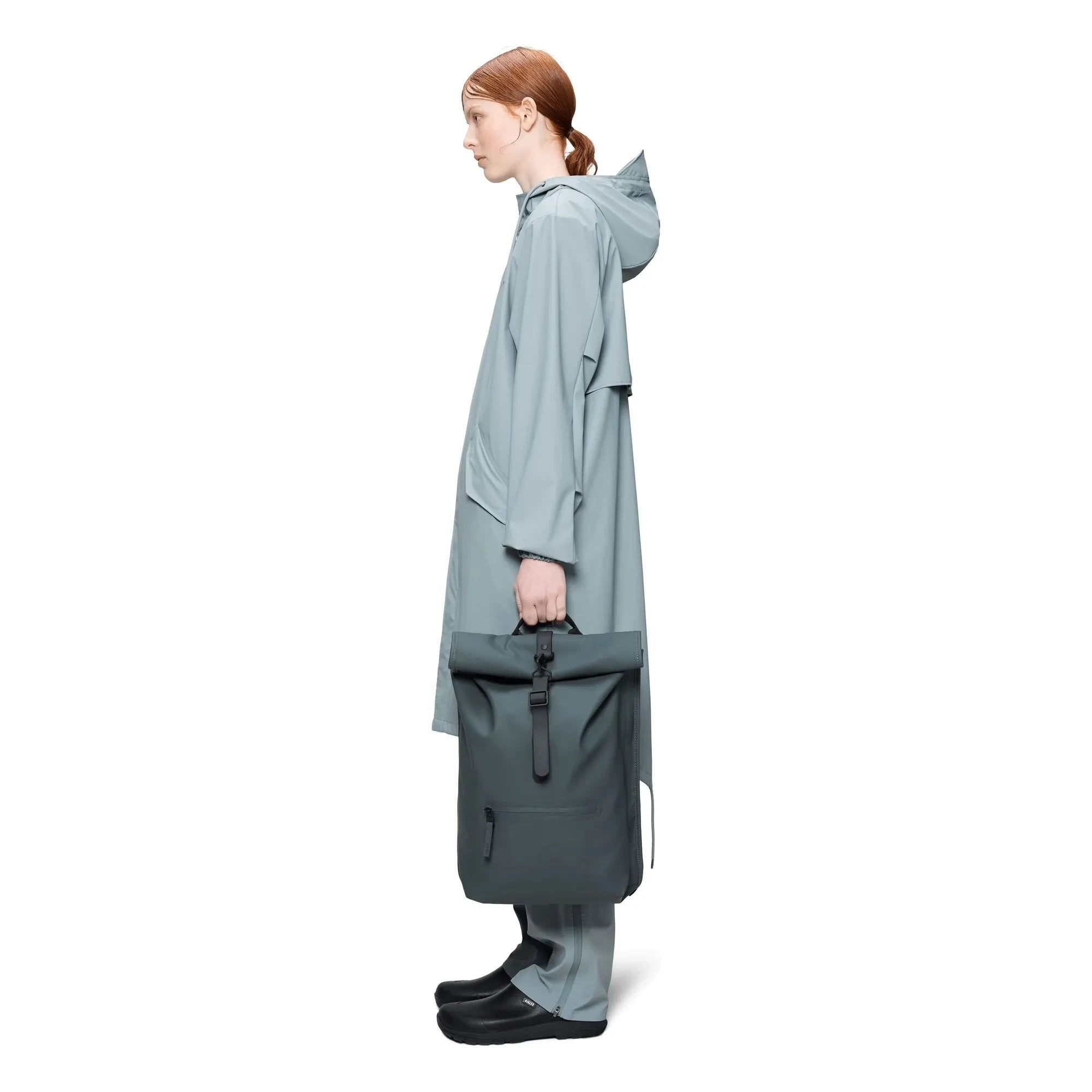 Rains - Rolltop W3 sırt çantası | Koyu gri