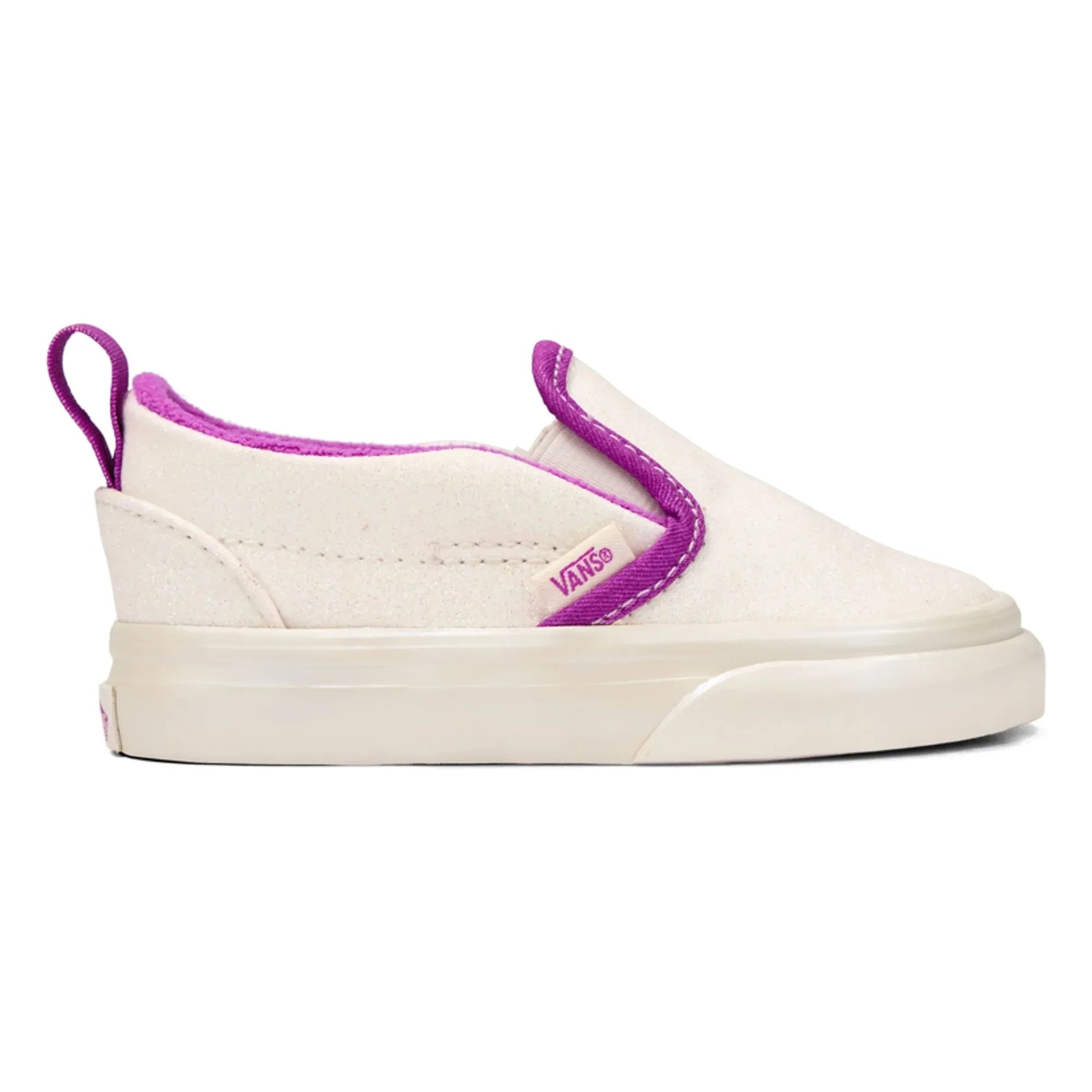 Vans - Simli Bebek Slip-On Spor Ayakkabılar | Beyaz