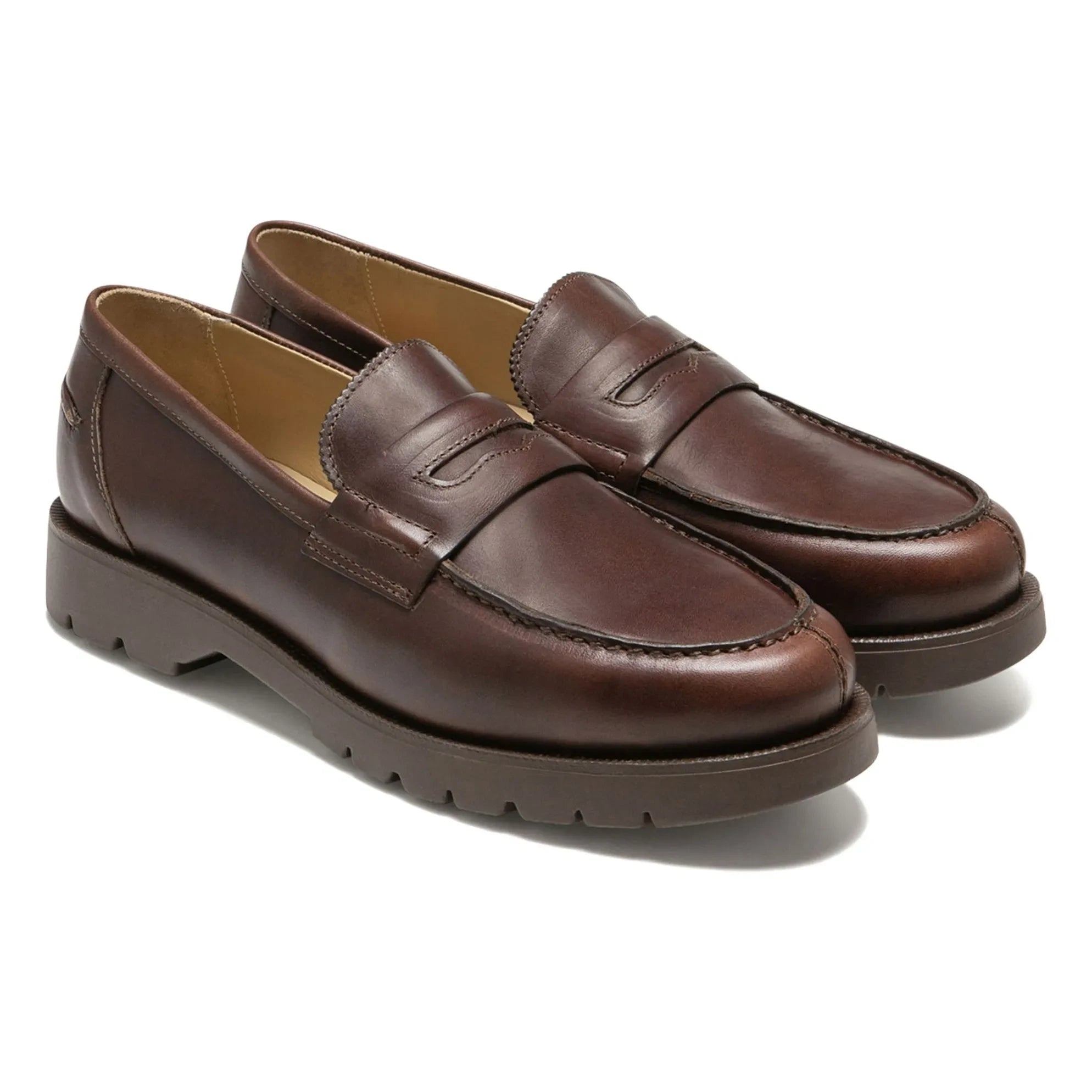 Kleman - Cotteur A Penny Deri Loafer | Kahverengi
