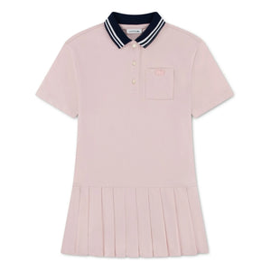 Lacoste - Organic Cotton Piqué Polo Dress | Pale Pink