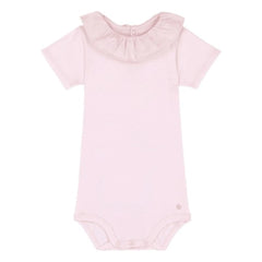 Petit Bateau - Vücut Yaka Organik Pamuk | Soluk Pembe