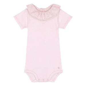 Petit Bateau - Vücut Yaka Organik Pamuk | Soluk Pembe