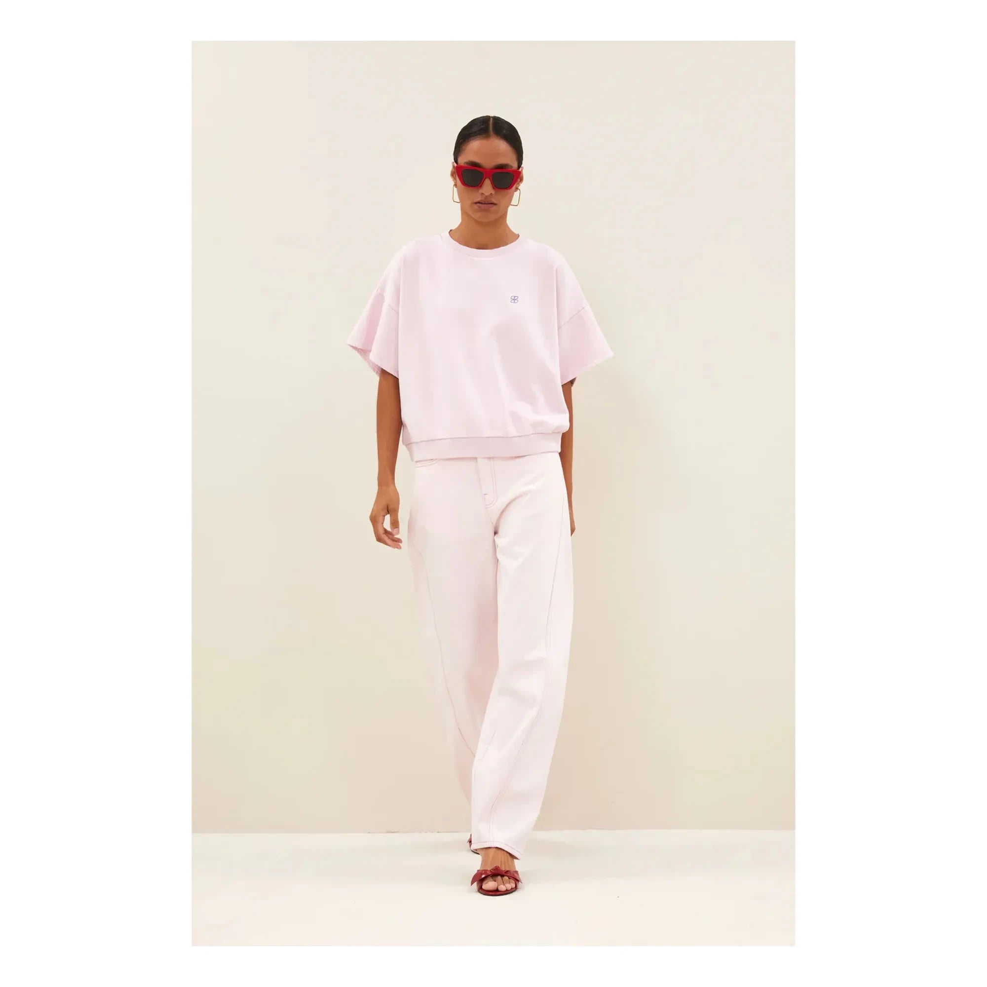 By Bar - Begum Organik Pamuk Jean | Soluk Pembe
