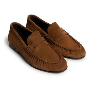 Posa - Süet loafer ayakkabılar | Koyu kahverengi