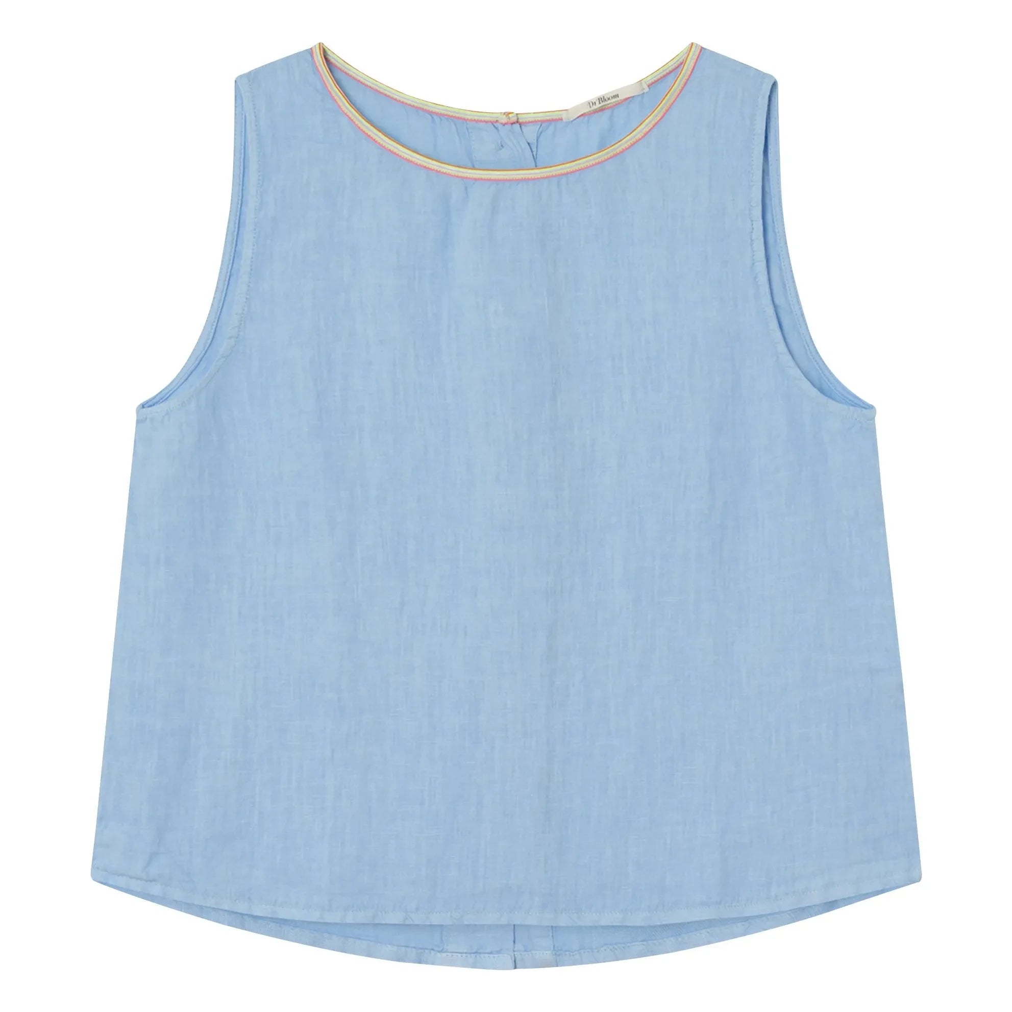 Dr Bloom - Linen Blouse | Light Blue