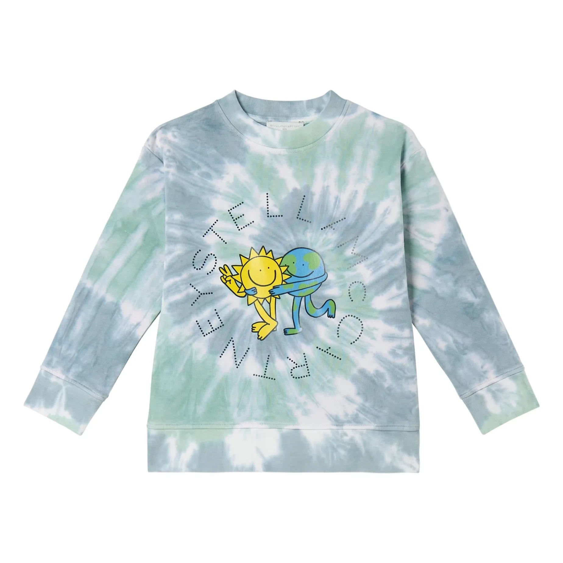 Stella McCartney Kids - Batik Patterned Sweatshirt | Gray