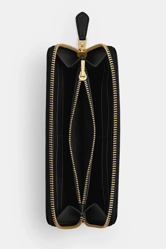 Coach kadın deri cüzdan Accordion Zip