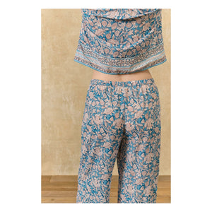 Louise Misha - Louka organik pamuklu pijama | Mavi
