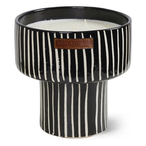 Côté Bougie - Zebra Patterned Coupe | Mandarin Majorelle