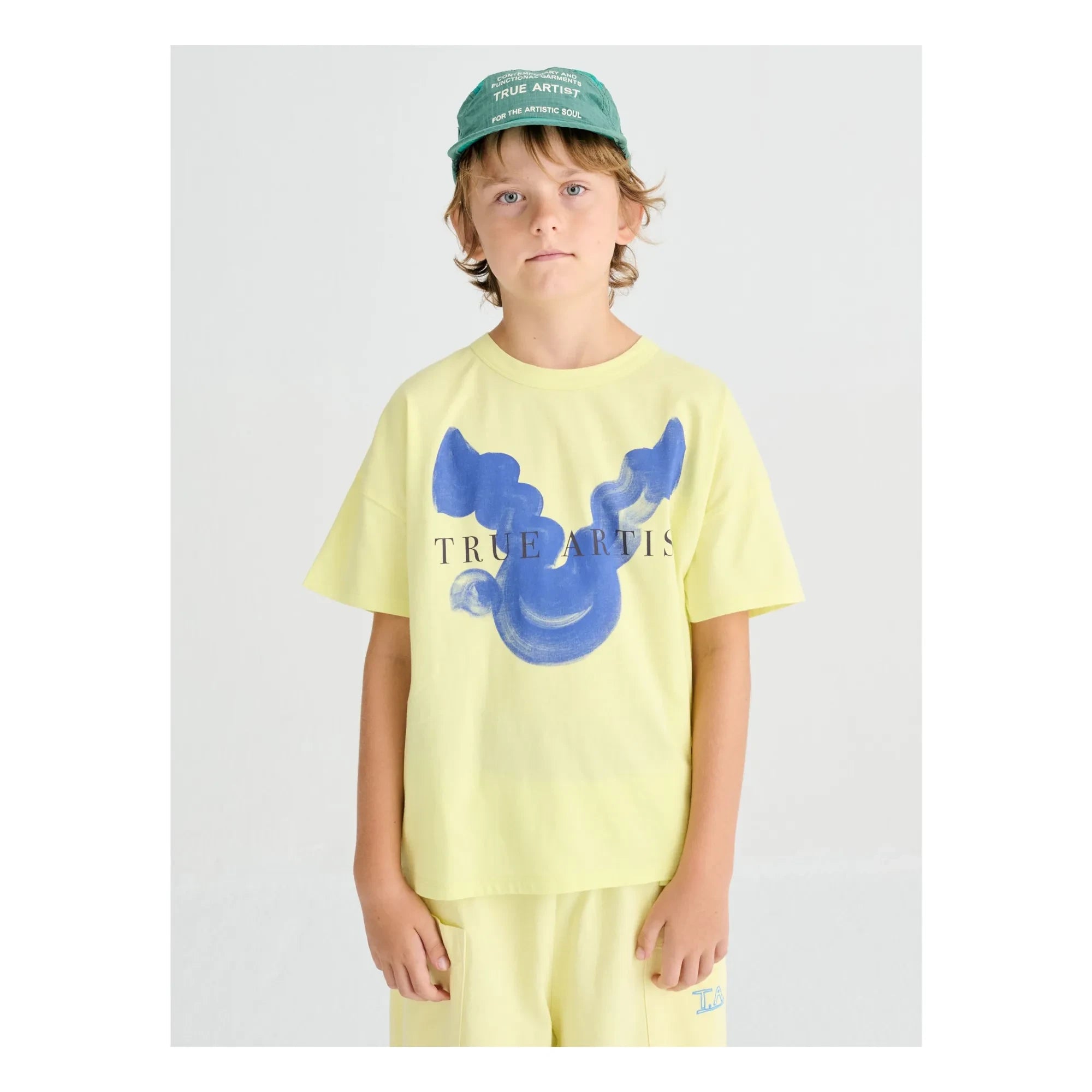 True Artist - T-shirt No.1 Bird Organic Cotton | Yellow