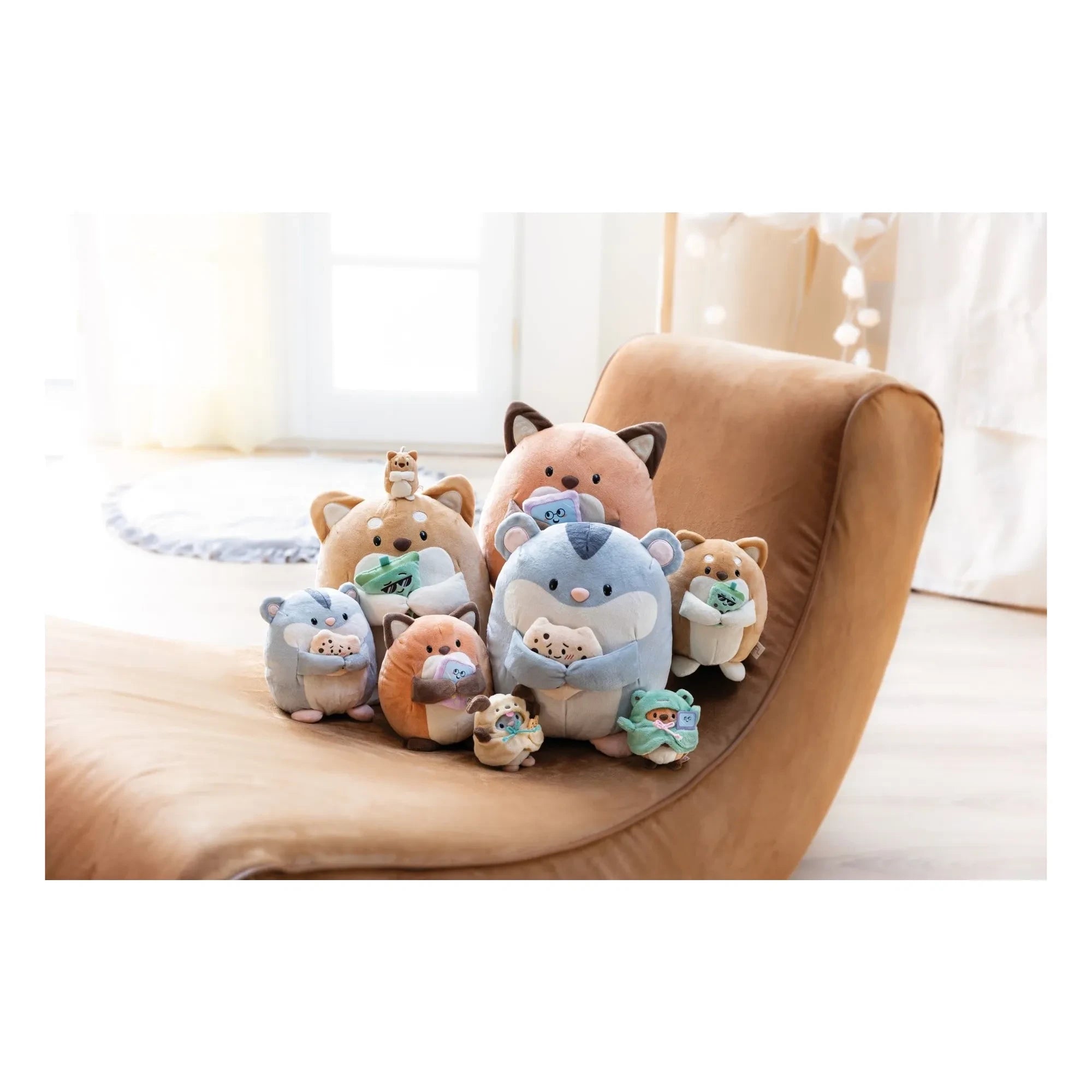 Nici - Kurbağa kostümlü Geeks peluş | Yeşil