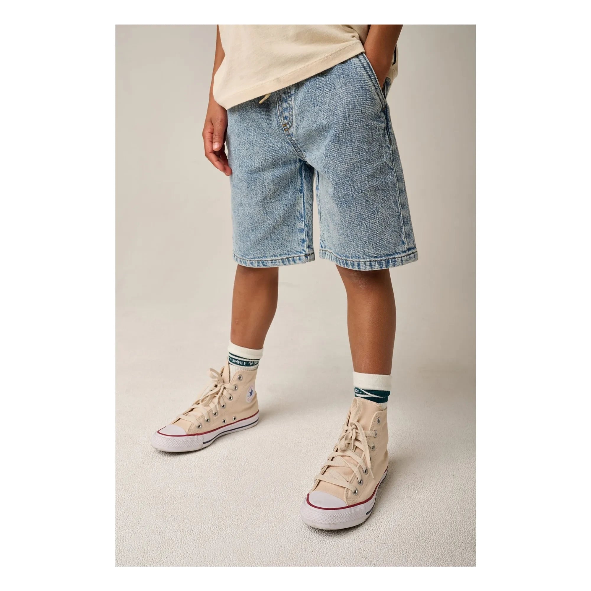 Tumble N'Dry – Juan Jeans-Shorts | Hellblau