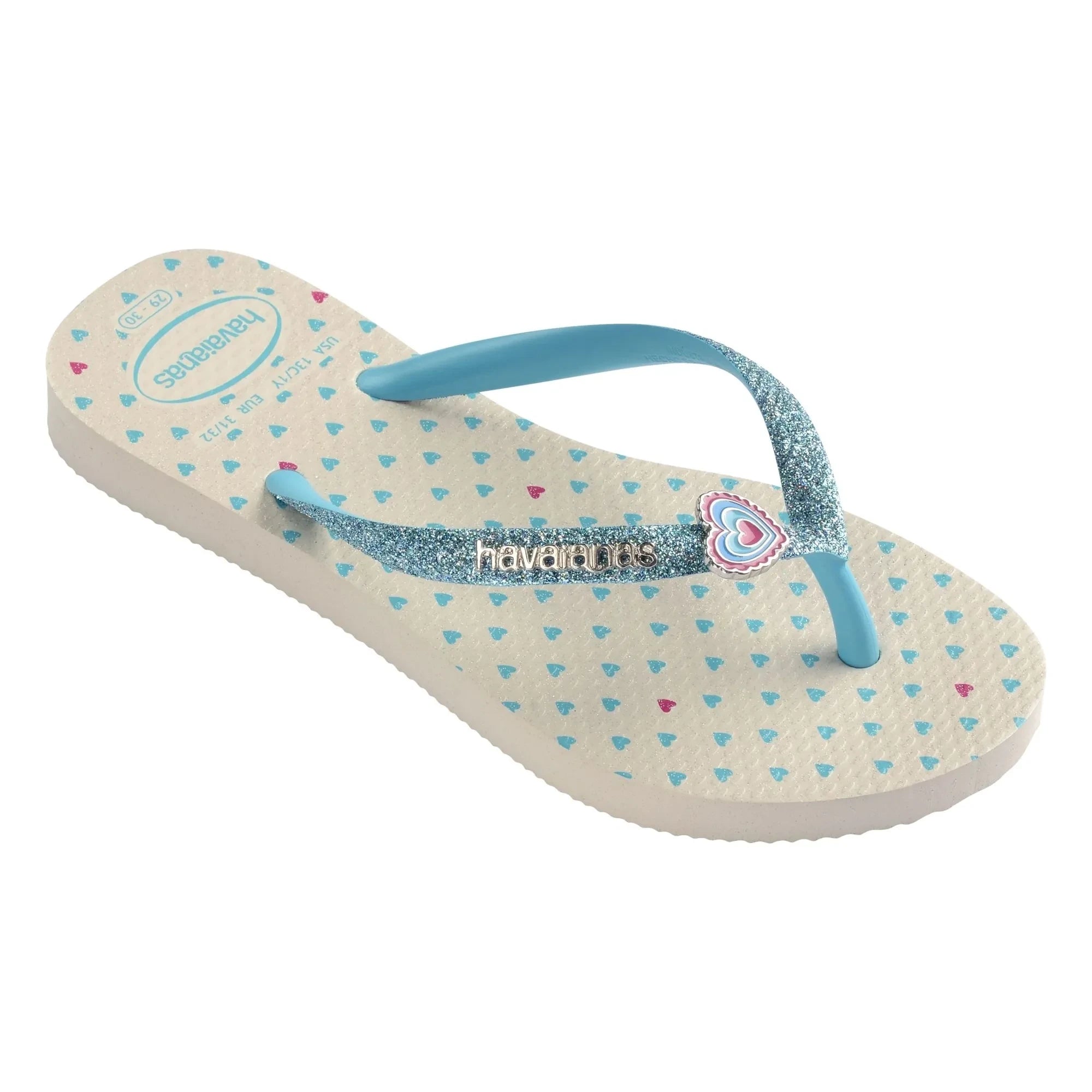 Havaianas - Glitter flat flip flops | Beige