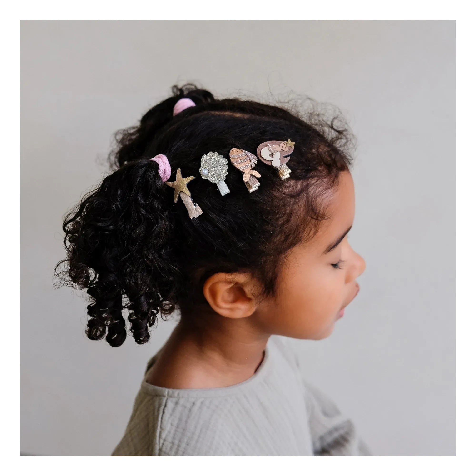 Mimi & Lula - Set of 8 Mini Mermaid Clasps | Gold
