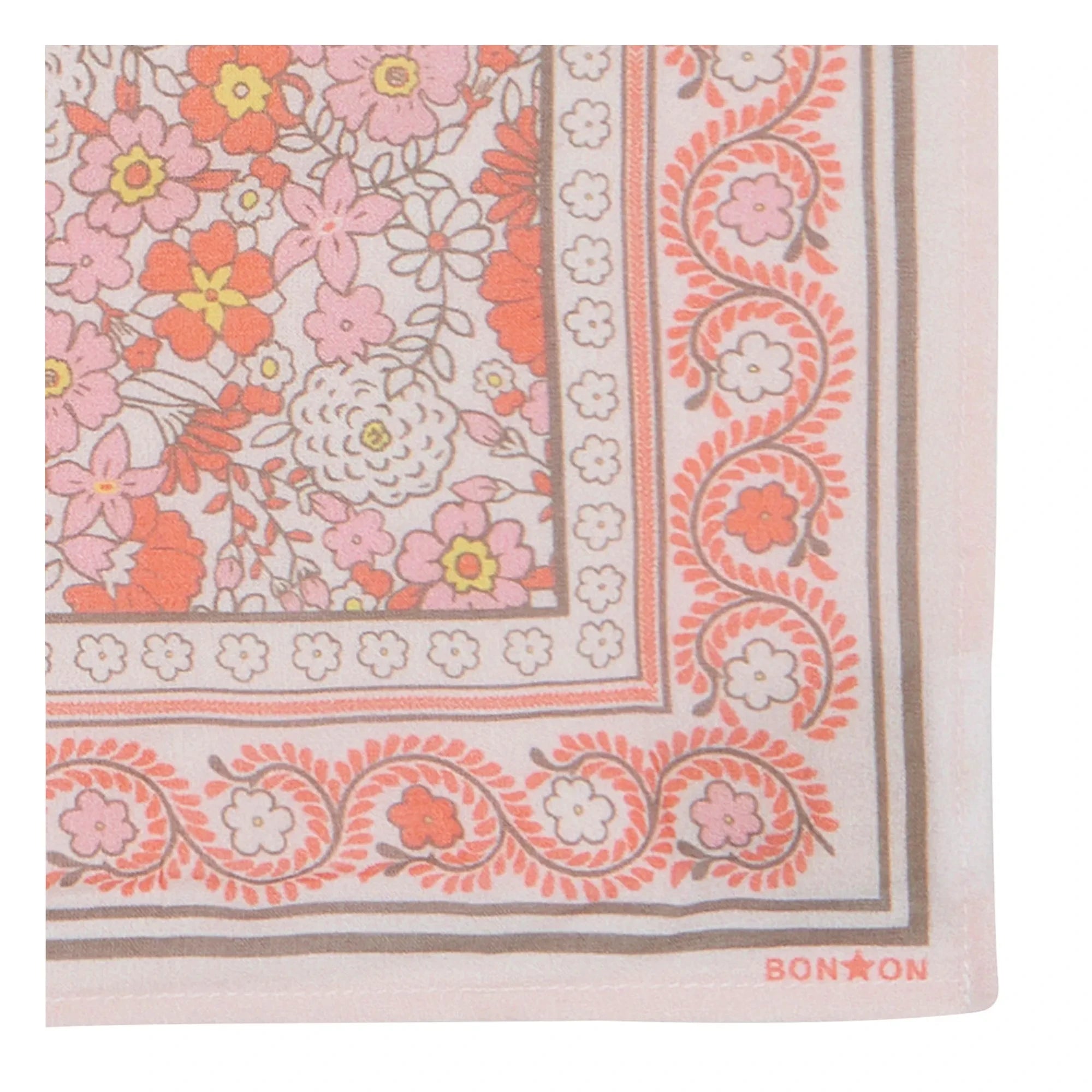 Bonton - 25 Yaş Fular Fleuri | Pembe